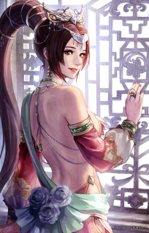 三國無双シリーズより貂蝉の画像