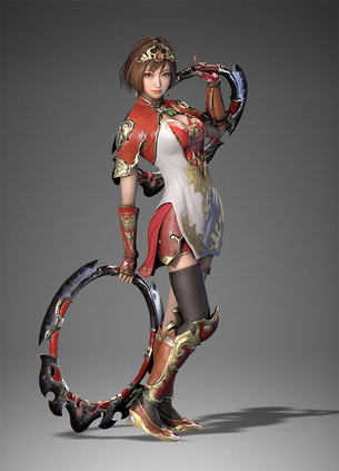 三國無双シリーズより孫尚香の画像