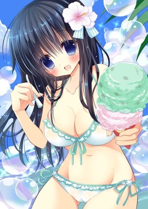 【5月9日はアイスクリームの日】女の子とアイスの画像 50枚