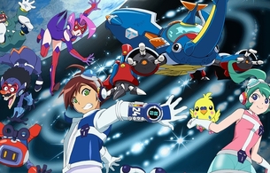 新作アニメ『タイムボカン24』女の子のスカートが透け透けでパンツが丸見えのエロ衣装