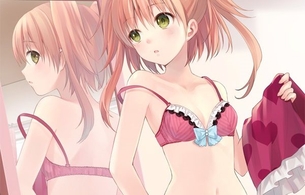 PS4『オメガクインテット』下着姿でブラとパンツ丸見えな店舗特典描き下ろしイラスト！