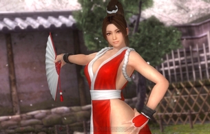 『デッドオアアライブ5ラストラウンド』にKOFの不知火舞が参戦してエロい身体の乳揺れ！