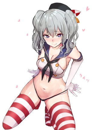 【二次・ZIP】太ももにむしゃぶりつきたいニーソ娘の虹画像