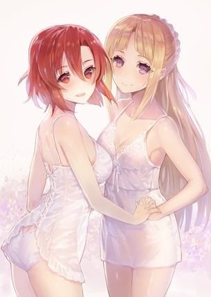 【二次・ZIP】美少女達がイチャイチャしてる百合レズ画像下さい！