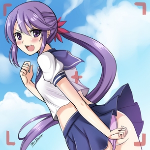 【二次・ZIP】パンチラしてる可愛い女の子の画像をくれください
