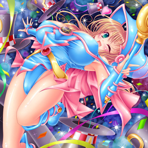 ブラック・マジシャン・ガールのイラスト 50枚