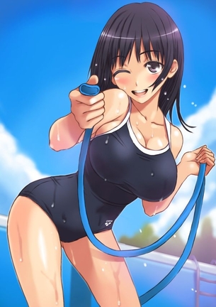 スクール水着の女の子のイラスト 50枚