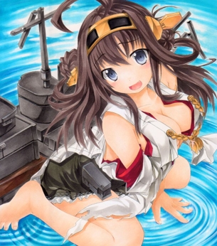 艦隊これくしょんより金剛のイラスト