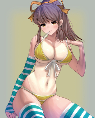 褐色肌・日焼けしている女の子のイラスト 50枚
