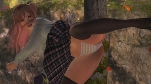 PS4版DOA5LR購入！さっそくほのかのパンチラ撮影会を敢行！