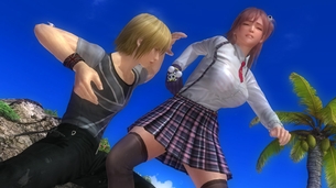 DOA5LR 双とう掌でほのかにパイタッチ