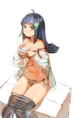 【8月2日はパンツの日】しまぱんを履いている女の子の画像 50枚