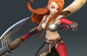 『ドラゴンクエストヒーローズ2』女戦士のビキニアーマーでおっぱいがエロい格好の新キャラ