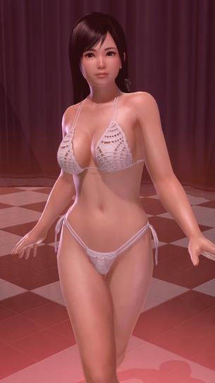 DOAX3 「あぶないチケット」でポールダンスのグラビア撮影（こころ編）