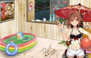『艦これ』初夏限定の追加立ち絵などで女の子たちが水着姿に！さらに中破絵で破れる！