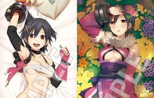 『ゴッドイーター2』香月ナナの服が破れてるエロすぎイラスト抱きまくらカバー！