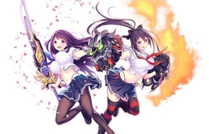 PSVita『ヴァルキリードライヴ ビクニ』カグラに次ぐ爆乳バトル！巨乳おっぱいもパンツも！