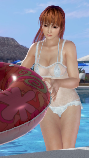 DOAX3 「キャビア」でグラビア撮影 part1（かすみ、あやね、女天狗編）