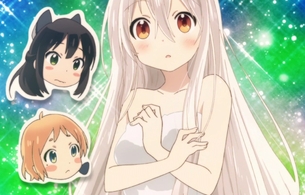 アニメ『うらら迷路帖』3話で女の子が濡れて透けてたりバスタオルだったりエロい姿！