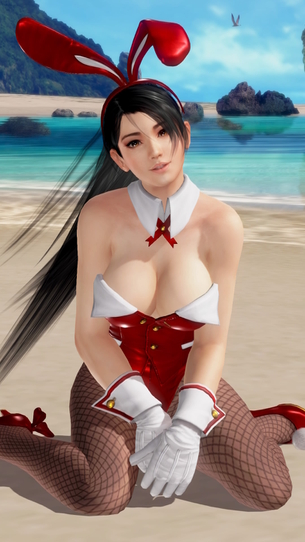 DOAX3 新水着「パフ」でグラビア撮影（紅葉編）