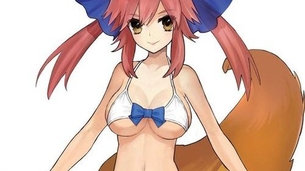 『Fate/EXTRA CCC』女主人公のパンチラやブルマ姿！キャスターのエロ水着！