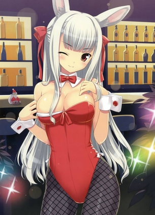 バニーガールの二次フェチ画像。