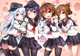 【艦これ】 みんなまとめてなでなでしてあげたい可愛さの第六駆逐隊! 6枚 【画像・壁紙】 （艦隊これくしょん -艦これ- 40）