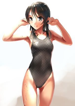 【二次・ZIP】水に濡れた女の体が堪らなくセクシー……エロい！って画像【濡れ透け】