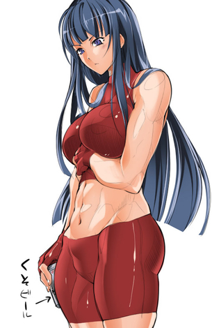 【蹴り強そう】本当に「カモシカのような足」をした女の子達の二次エロ画像