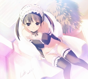 【メイド】エッチな命令にも快く従ってくれそうな優しいメイドさん二次元画像Part.8（40枚）