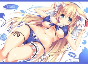 【二次・ZIP】太もものエロさを増すキャットガーターとか付けてる美少女画像