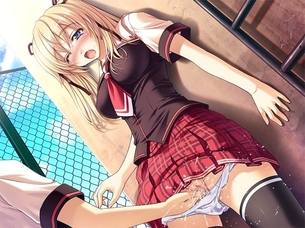 【手マン】美少女のおまんこを性欲のままに弄りまわしている手マン二次元エロ画像Part.9（50枚）