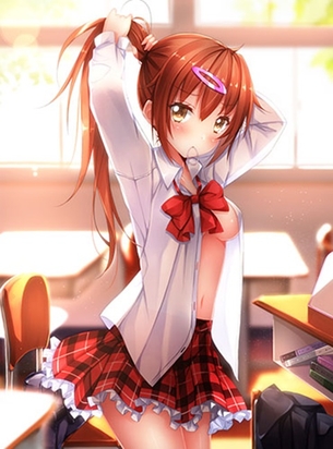 ポニーテールが可愛い女の子の二次エロ画像② 25枚