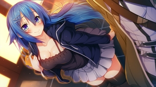 【二次・ZIP】虹美少女のニーソ美脚画像