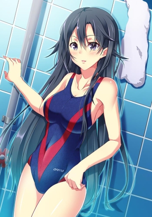 競泳水着の二次エロ画像で！