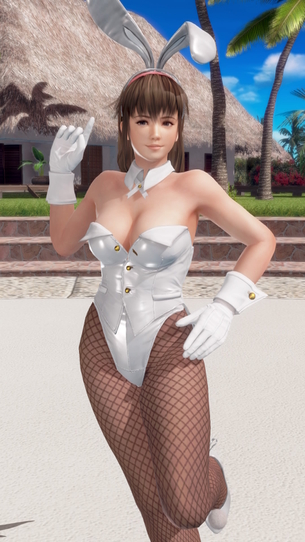DOAX3 新水着「パフ」でグラビア撮影（ヒトミ編）