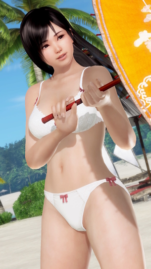 DOAX3 新水着「イノセンス」でグラビア撮影（こころ編）