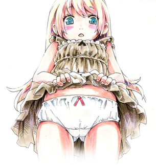 2次元 ようじょの可愛らしいおぱんちゅにハァハァ(´Д｀；) 50枚