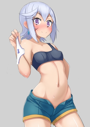 【二次・ZIP】脱ぎたてパンツ持ってる可愛い女の子の画像