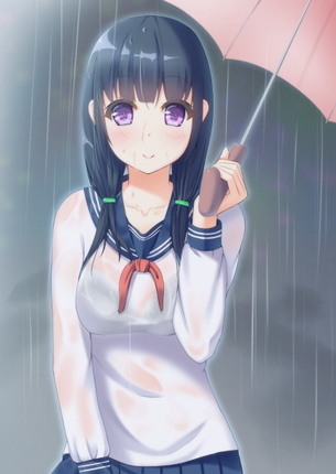 濡れ透けの二次エロ画像くだしあ。