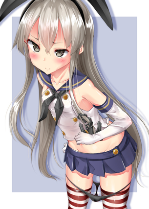 【二次・ZIP】ニーソの太ももが美味しそうな美少女画像