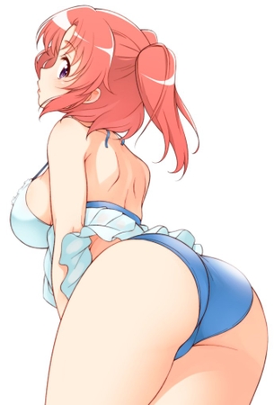 【二次・ZIP】頬ずりしたい虹美少女の背中画像