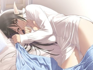 裸にシャツを羽織った女の子の二次エロ画像⑥ 25枚