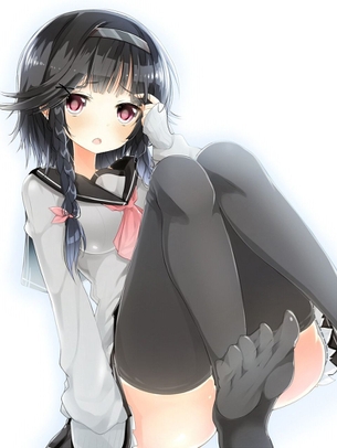 ニーソのエロ画像下さい