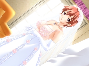 ウェディングドレスのレベルが高いエロ画像