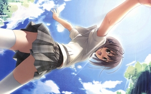 ニーソの二次エロ画像で！