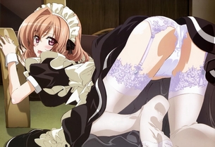 ガーターベルトを付けてる女の子の二次エロ画像 その4 50枚