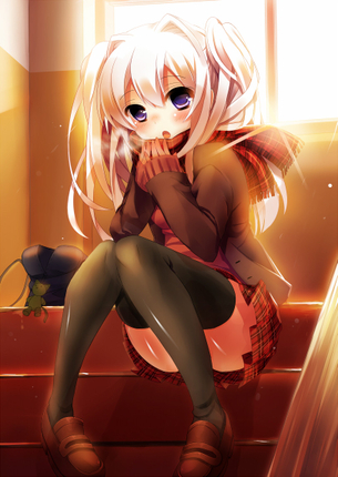 ニーソの二次エロ画像で抜きたい！