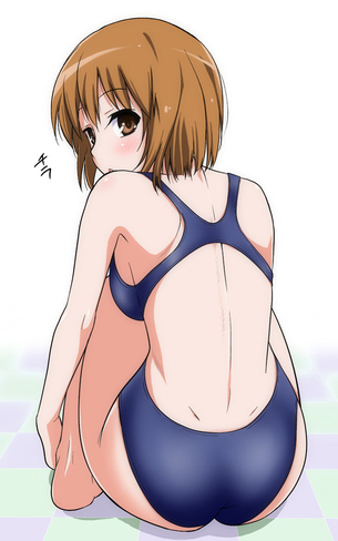 競泳水着の二次エロ画像で抜きたい！