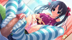 足コキのエロい画像 きれいな足で擦られたい